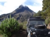 Im HIntergrund der Vulkan Nevado de Colima